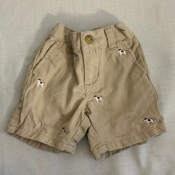 Janie and Jack khaki dog‎ shorts - Picture 1 of 3